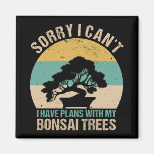Imán Árbol de Bonsai - Jardinería en las plantas interi