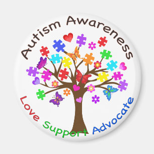 Imán Árbol de conciencia del autismo