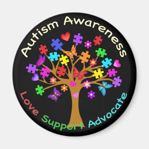 Imán Árbol de conciencia del autismo