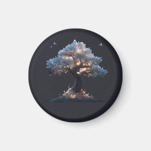 Imán Árbol de cristal cósmico Arte – Diseño de naturale