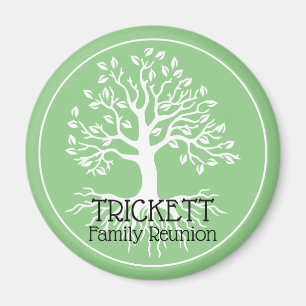 Imán Árbol de familia de sindicatos de familias verdes
