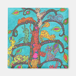 Imán Árbol de gato de la vida