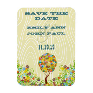 Imán Árbol de hadas de hadas floridas encantado