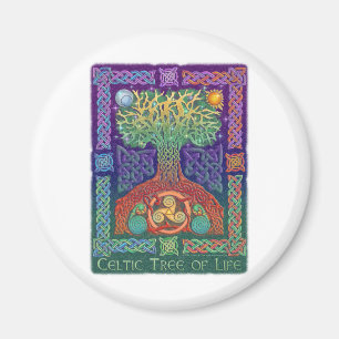 Imán Árbol de la vida céltico