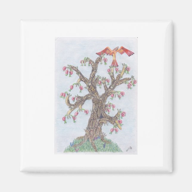 Imán Árbol de limón (Frente)