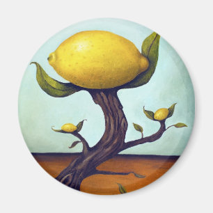 Imán Árbol de limón surrealista