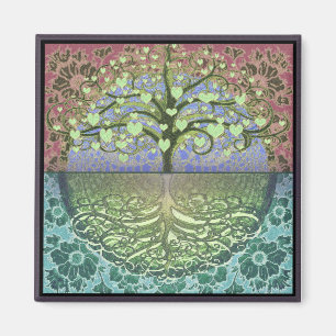 Imán Árbol de los corazones y del amor de la vida