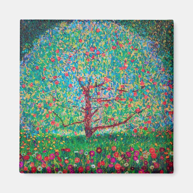Imán Árbol de manzanas, Gustav Klimt (Frente)
