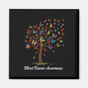 Imán Árbol de mariposa Hermoso Cáncer de Sangre de Cint