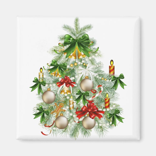Imán Arbol de Navidad (Frente)