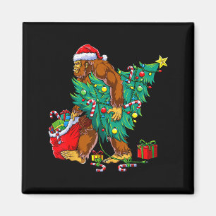 Imán Árbol de Navidad de Bigfoot de Most Wonderful Chri