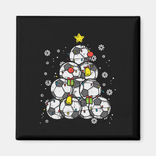 Imán Árbol de Navidad de fútbol Xmas Jugador Chicos Chi
