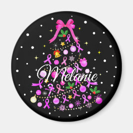 Imán Árbol de Navidad del Cáncer de Mama