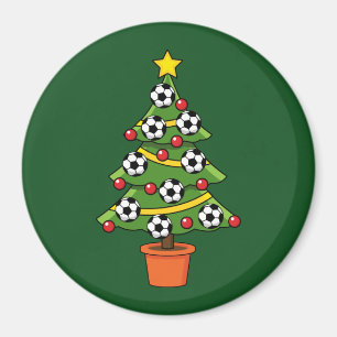 Imán Árbol de Navidad del fútbol de fútbol