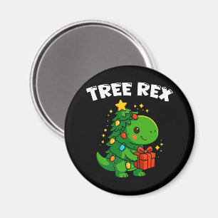 Imán Árbol de Navidad Dinosaurio T-Rex Dinos Lindo Fies