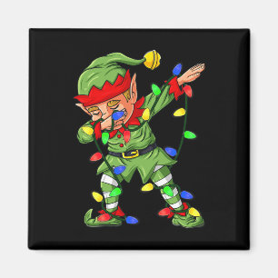 Imán Árbol de Navidad Elf Dabbing enciende niños Dab Xm