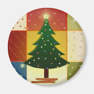 Imán Árbol de Navidad en mosaico