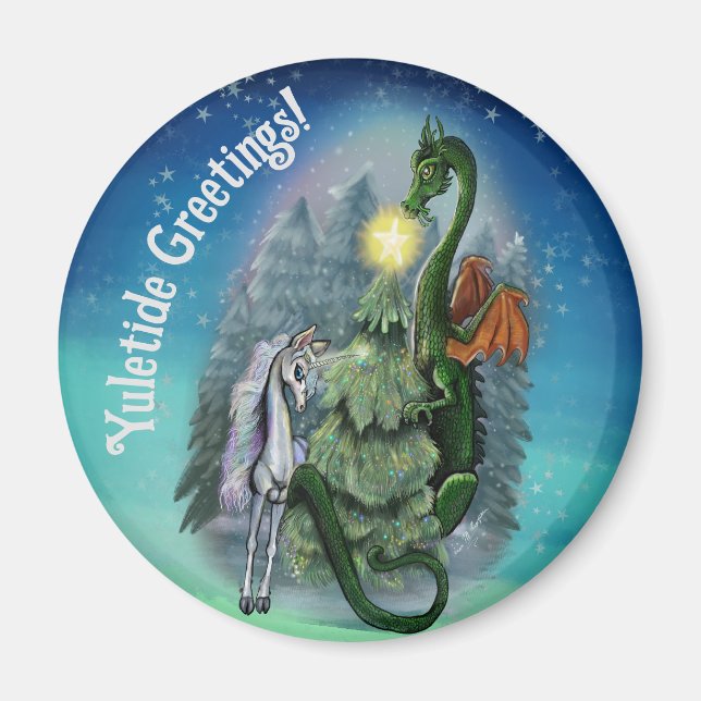 Imán Árbol de Navidad encantado (Frente)