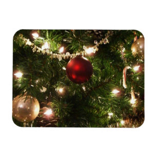 Imán Árbol de Navidad que ferio Bonito Verde y Rojo