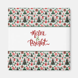 Imán Árbol de Navidad, regalos, caramelos