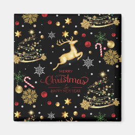 Imán Árbol de navidad rojo