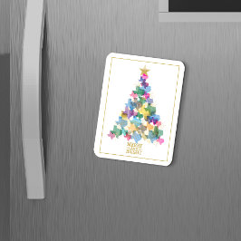 Imán Árbol de Navidad Rústico de Texas