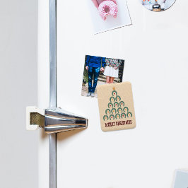 Imán Árbol de Navidad Rústico Herradura