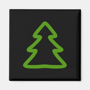 Imán Árbol de Navidad simple
