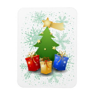 Imán Árbol de Navidad y regalos