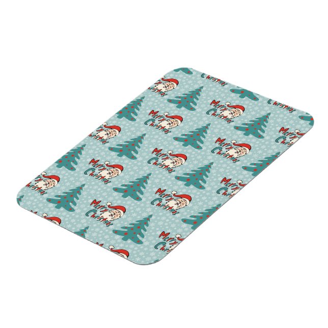 Imán Árbol de Navidad y santa claus (Lado Izquierdo)