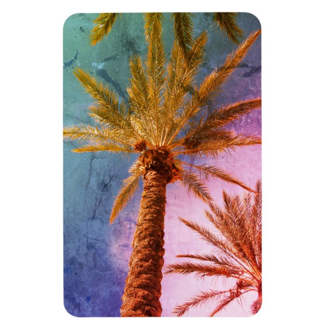 Imán Árbol de palmas artístico (Vertical)