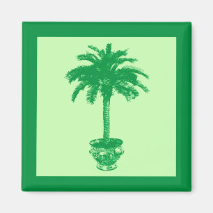 Imán Árbol de palmas potentes - verde esmeralda y verde