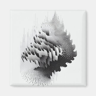 Imán Árbol de resumen de ilusión óptica surrealista de
