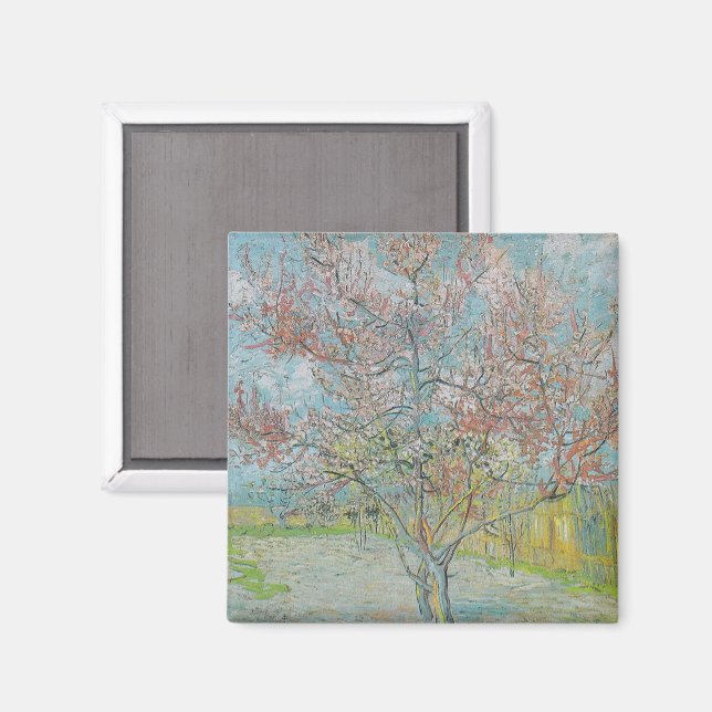 Imán Árbol de turba de flores (Anverso/Reverso)