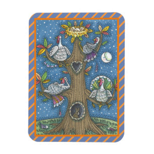 IMÁN ÁRBOL DE TURQUÍA, GRACIAS A LOS DIVERSOS GOBBLERS 