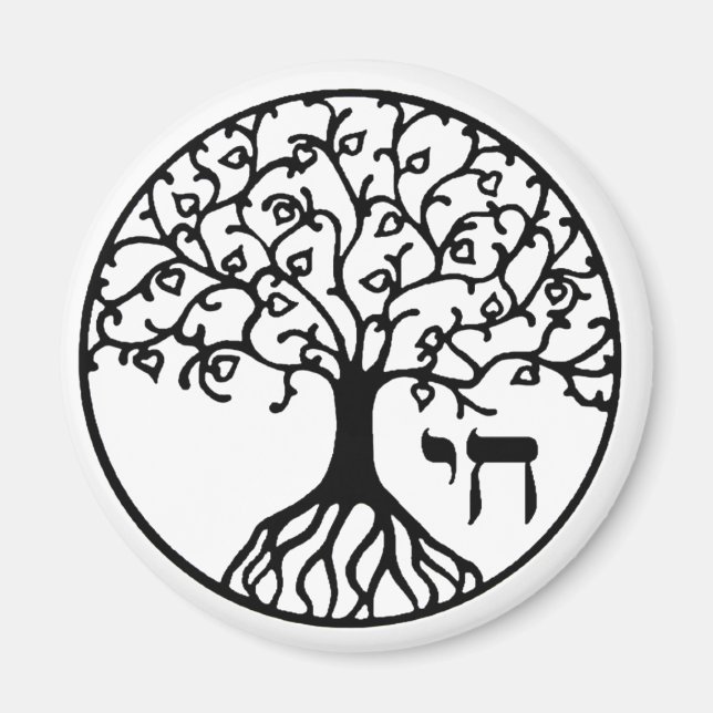 Imán Árbol de vida con CHAI (Frente)