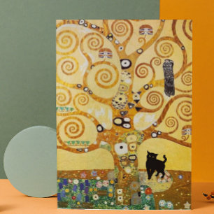 Imán Árbol de Vida Dorado Arte – Klimt Art Nouveau