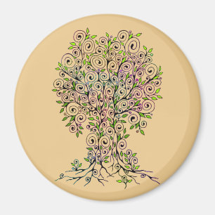 Imán Árbol De Vida - Espirales Salen Frutas 1