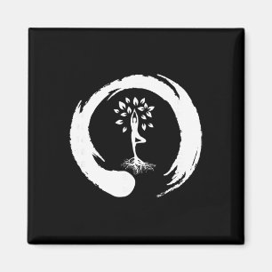 Imán Árbol de Yoga de la Vida Meditación Yin Yang
