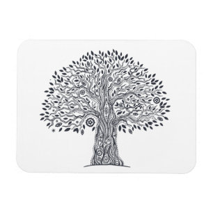 Imán Árbol del Doodle de la vida
