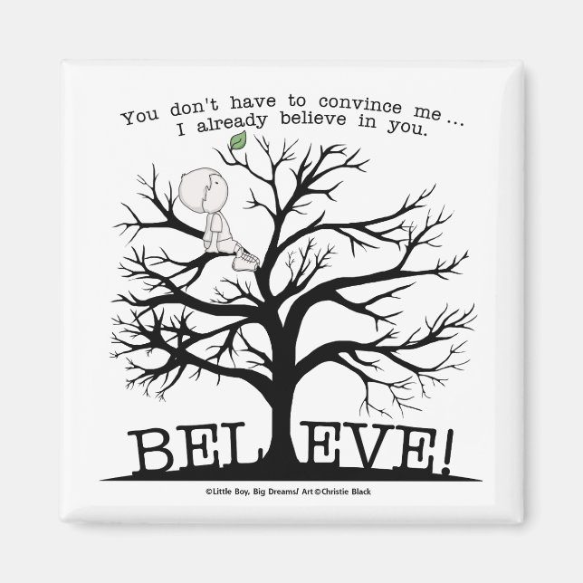 Imán Árbol en flor (Frente)