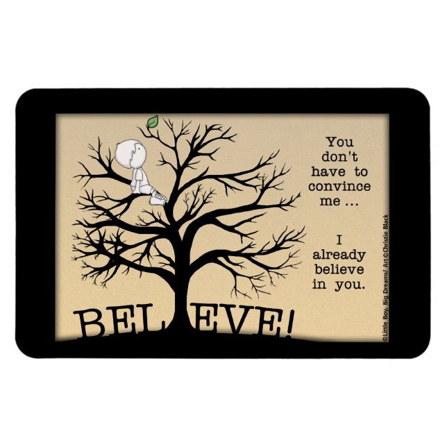 Imán Árbol en flor (Horizontal)