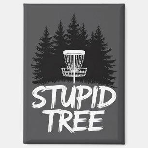 Imán Árbol Estúpido Disco Golf Divertido Frisbee Golf G