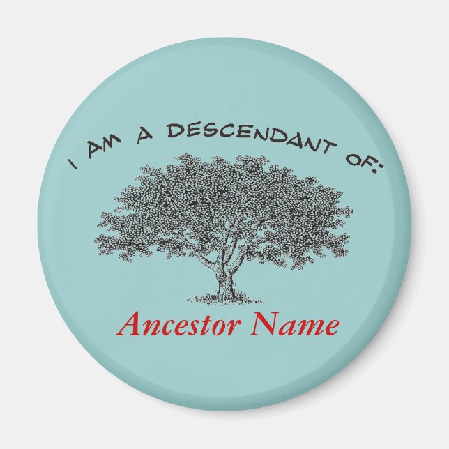 Imán - Árbol genealógico (Frente)