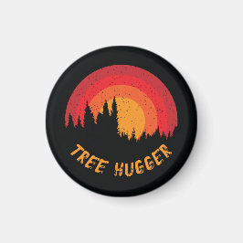 Imán Árbol Hugger Retro Molesto Ambientalista