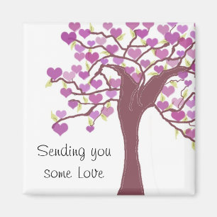 Imán Árbol Lleno de Corazones