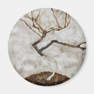 Imán Árbol pequeño a finales de otoño, por Egon Schiele