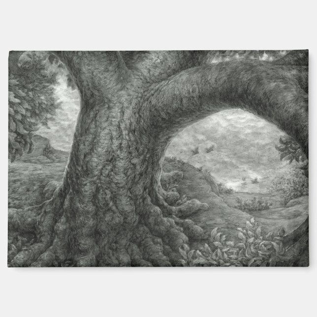 Imán Árbol que Abraza el Riesgo (Anverso)