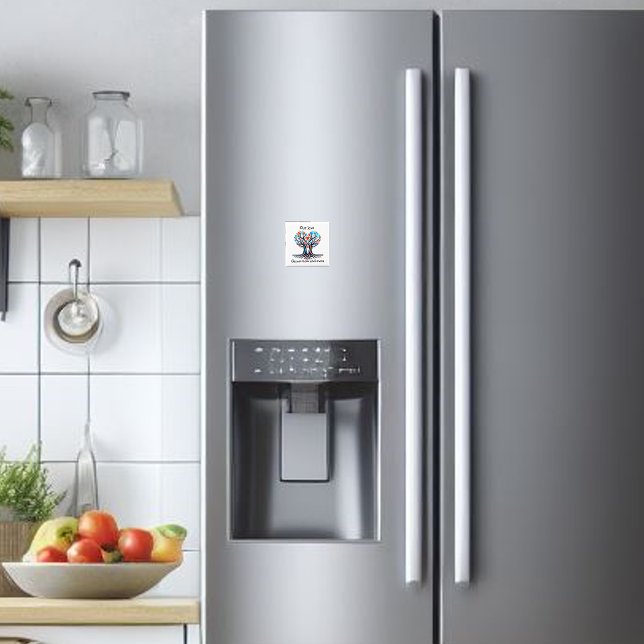 Imán Árbol San Valentín (Valentine's Day fridge magnet. Love grows.)