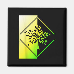 Imán Árboles Bosque Natural Co2 Árbol Medio Ambiente